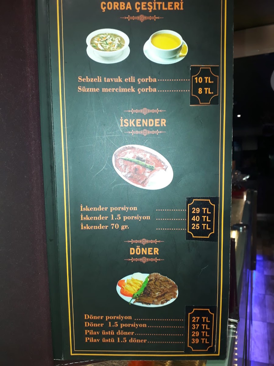 Menu Doner Iskender Evi-9